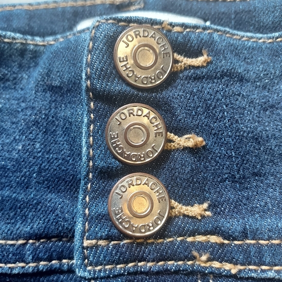 Jordache Girl's triple stack high waisted jean capris - Girl's size 10 - Picture 4 of 14